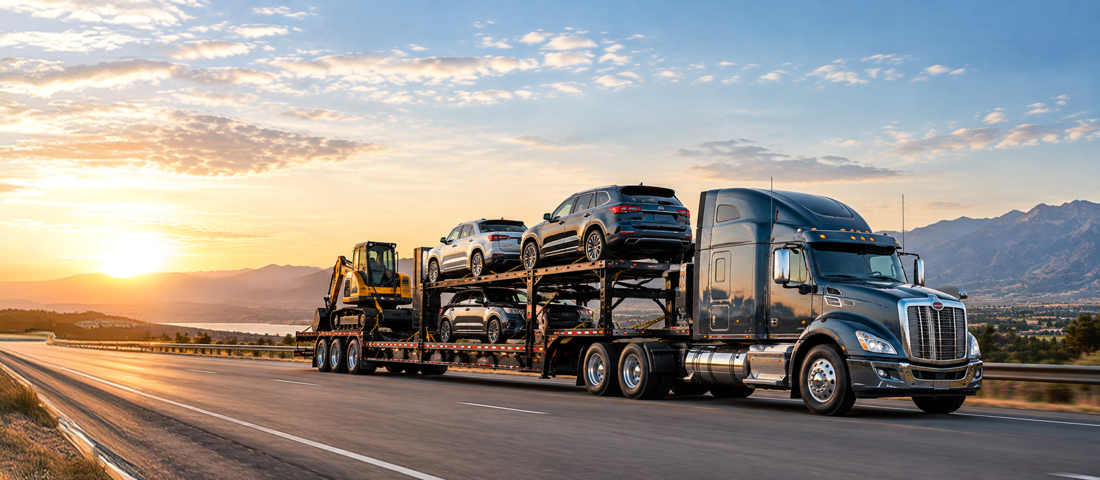 Axle Lane Vehicle Transport Carrier